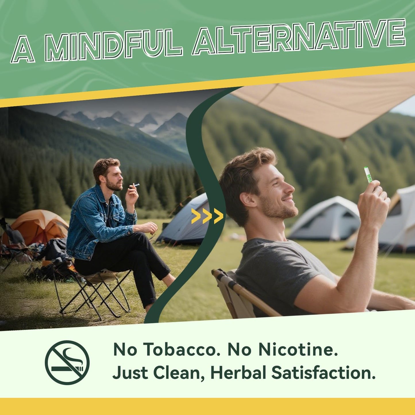 Herbal Diffuser Pen for Lung Rest and Oral Air Freshening with Extracts of Mullein, Marshmallow Root, Licorice Root | Plant-Based Relaxing Blend